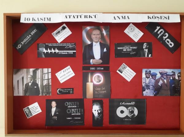 Okulumuzda 10 Kasım Atatürkü Anma Töreni Yapıldı